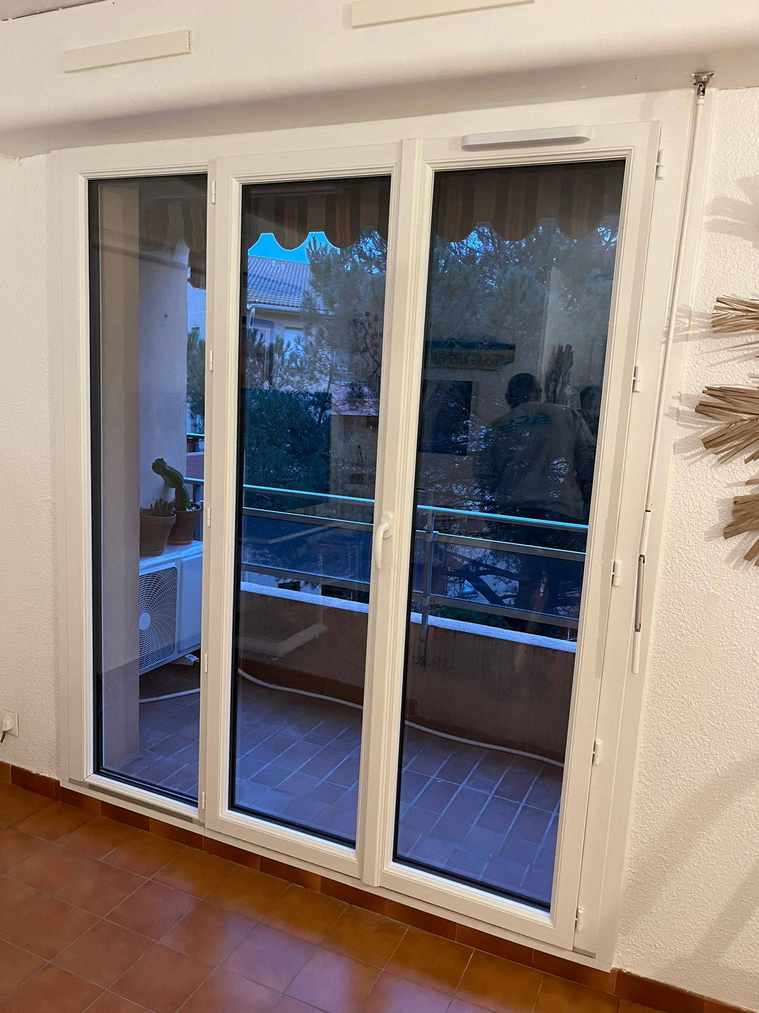 Porte-fenêtre en PVC à Sainte-Maxime