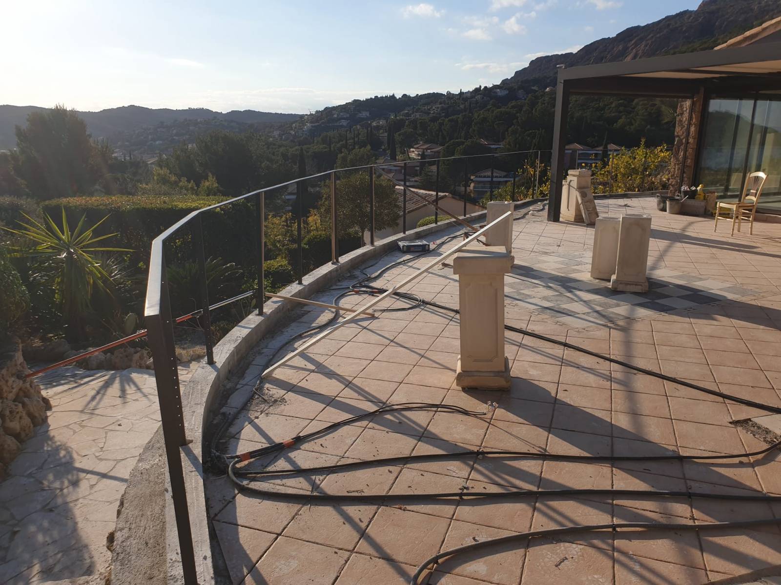 Garde-corps acier var 