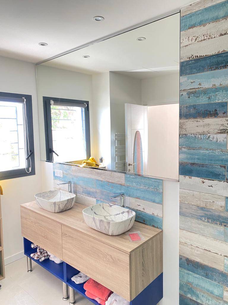 Miroir 6 mm argenté clair à Cogolin