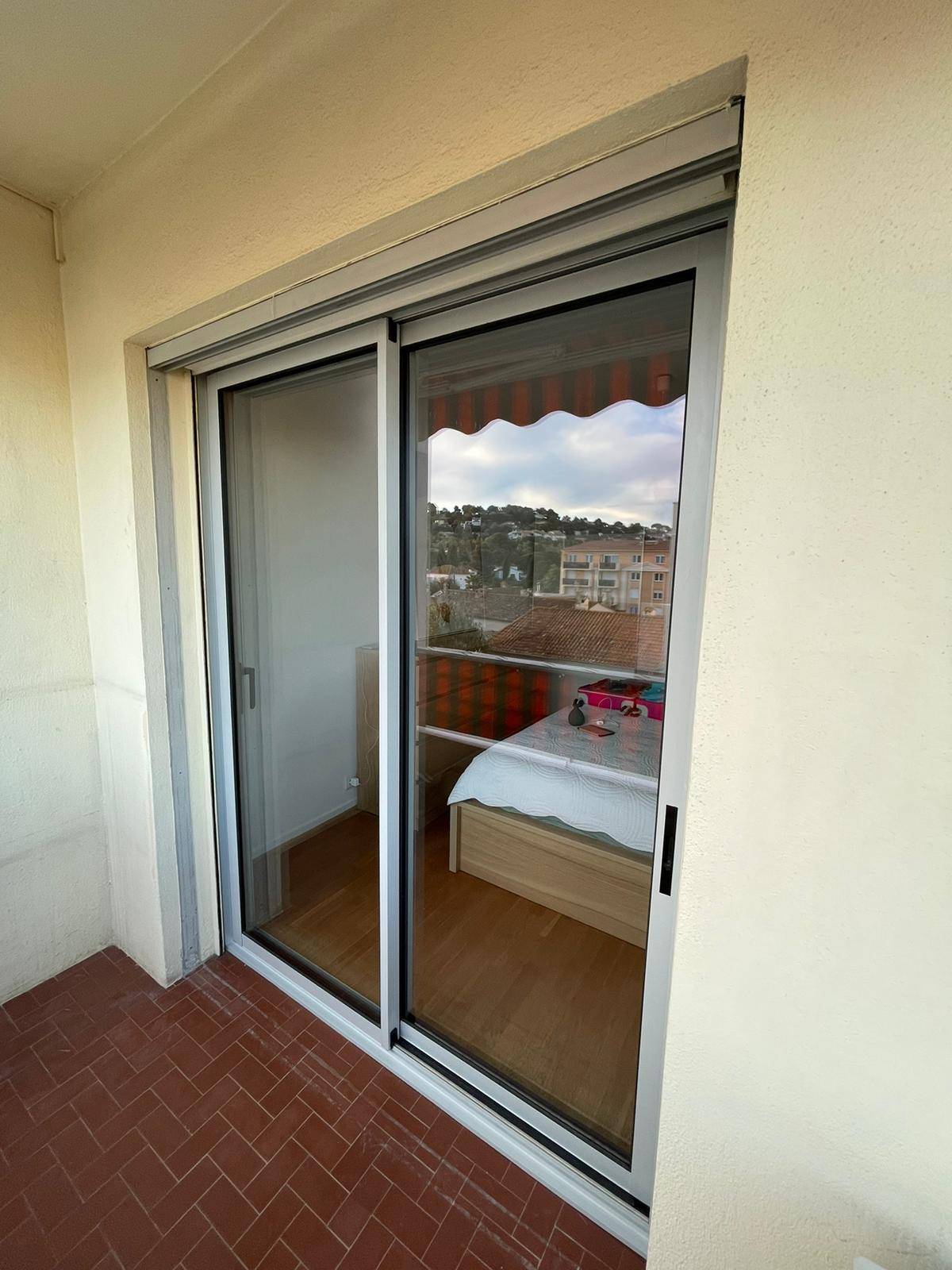 Coulissant en aluminium 2 vantaux gamme ALLURE