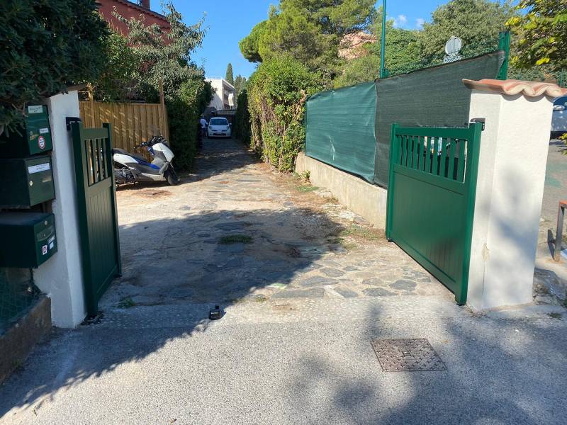 Portail aluminium à Cogolin